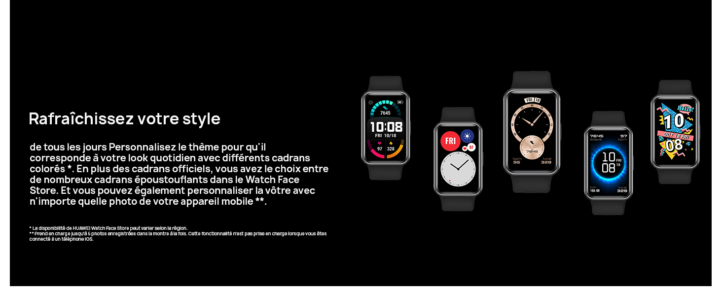 Huawei Watch Fit Elegant Prix Tunisie Chez Click Solutions Montre Connecté